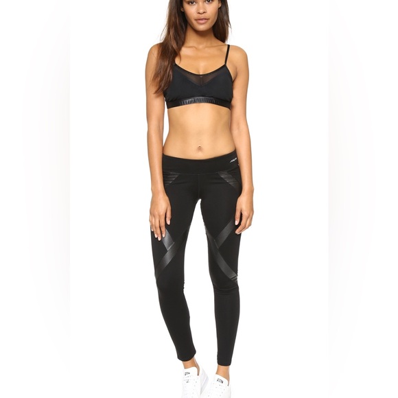 Joe's Jeans Off Duty Rays Perforated Leather Insert Legging - Picture 1 of 7